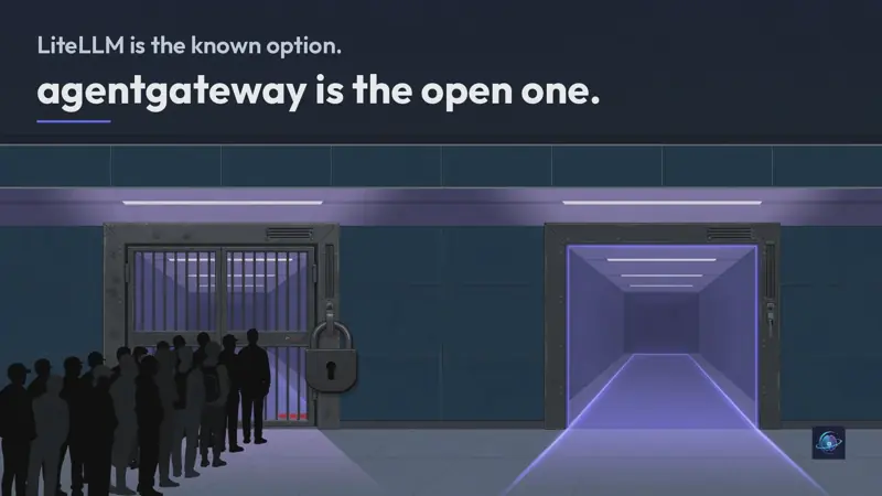 LiteLLM is the known option. agentgateway is the open one.